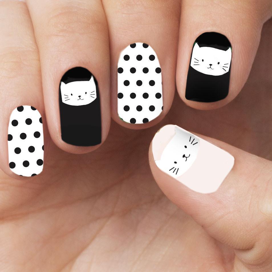 Personail Nail Wraps Default Title / Default Black Meow