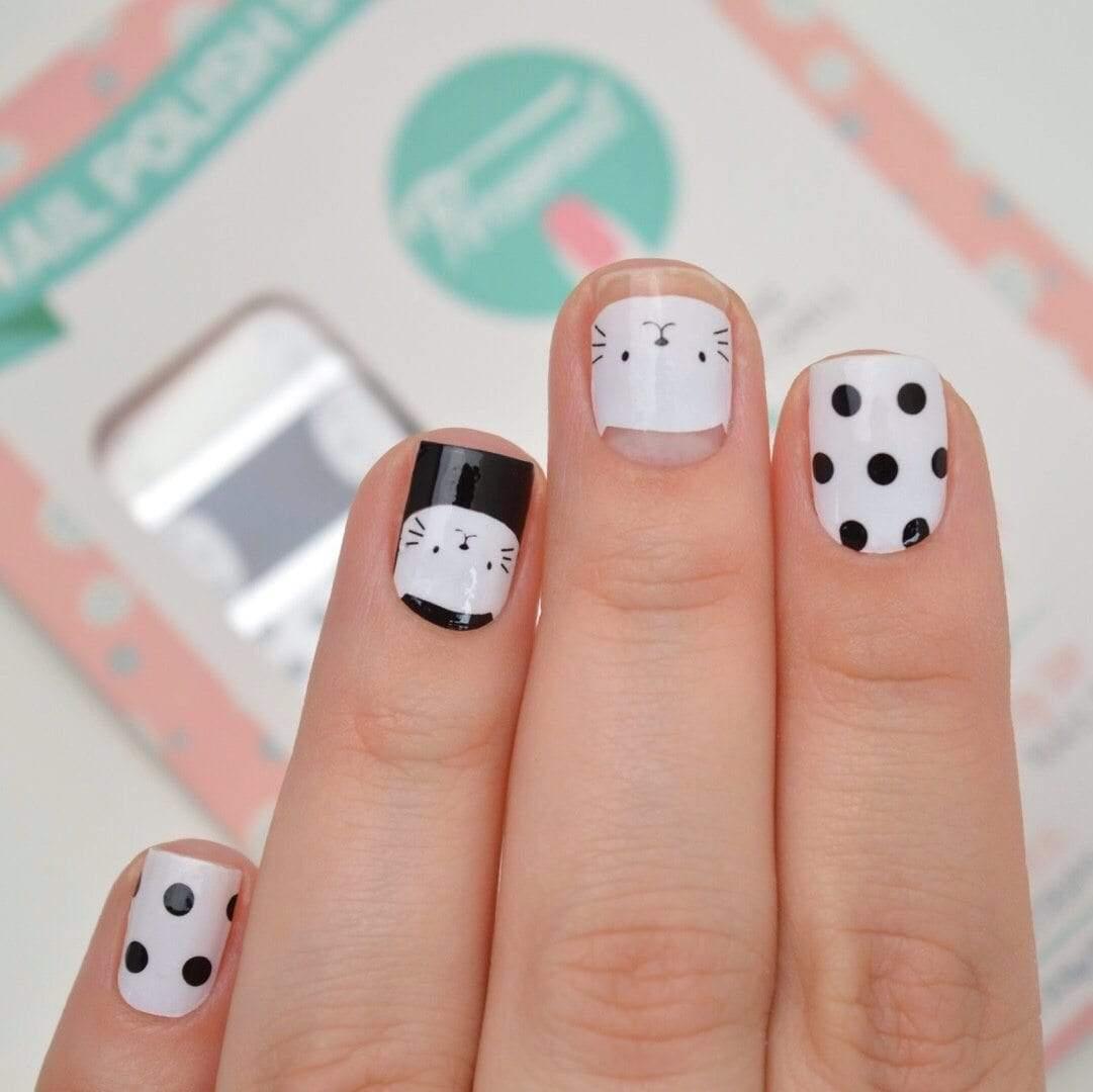 Personail Nail Wraps Default Title / Default Black Meow
