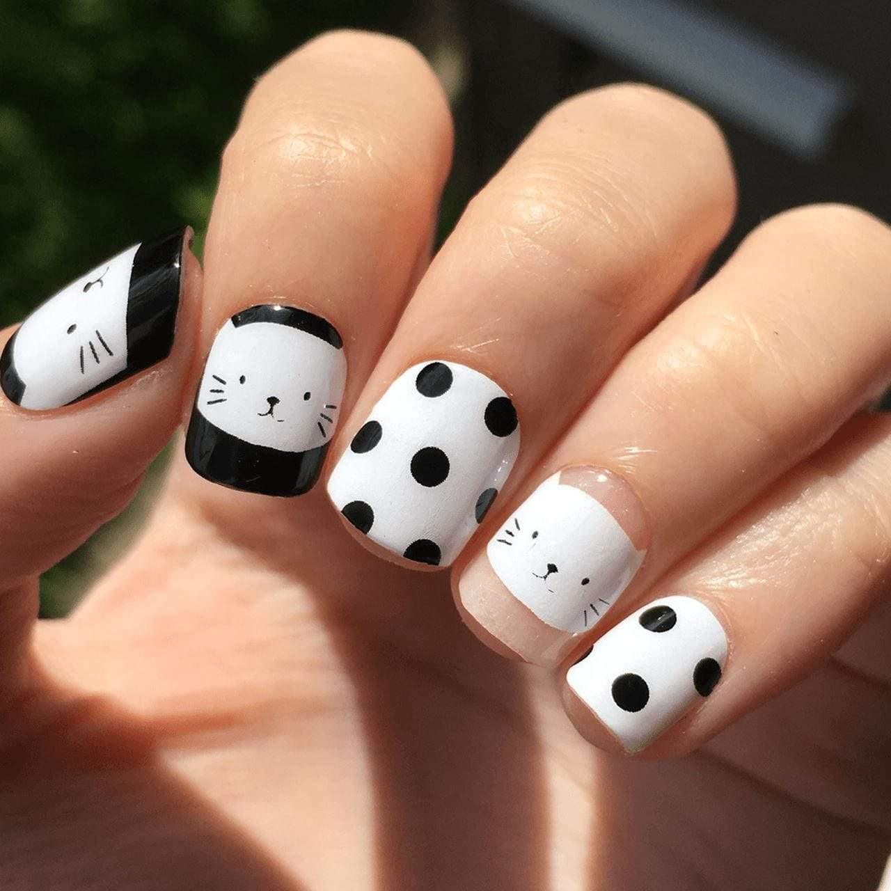 Personail Nail Wraps Default Title / Default Black Meow