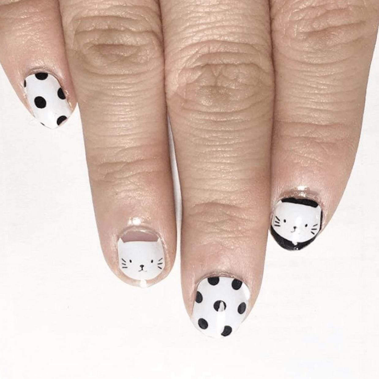Personail Nail Wraps Default Title / Default Black Meow