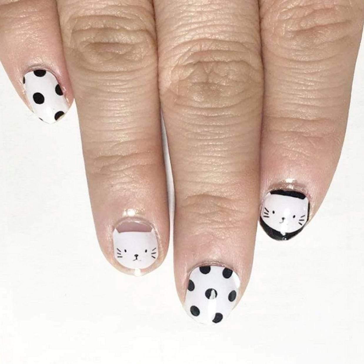 Personail Nail Wraps Default Title / Default Black Meow