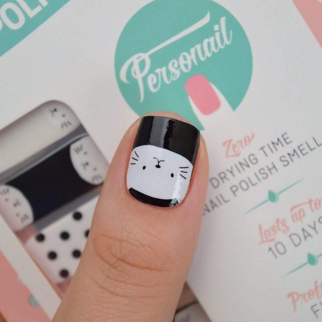 Personail Nail Wraps Default Title / Default Black Meow