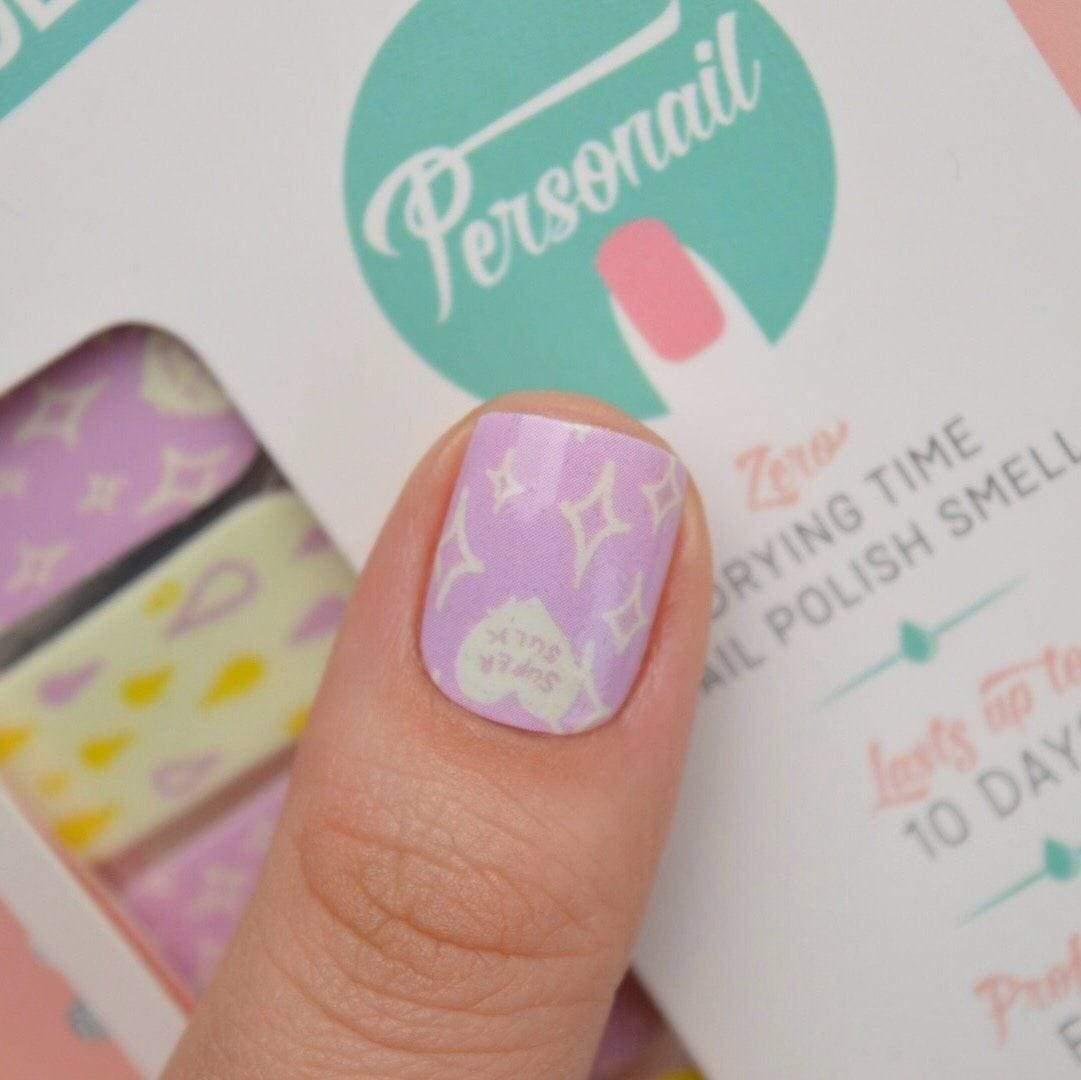 Personail Nail Wraps Default Title / Default CRY BABY by Mel Stringer