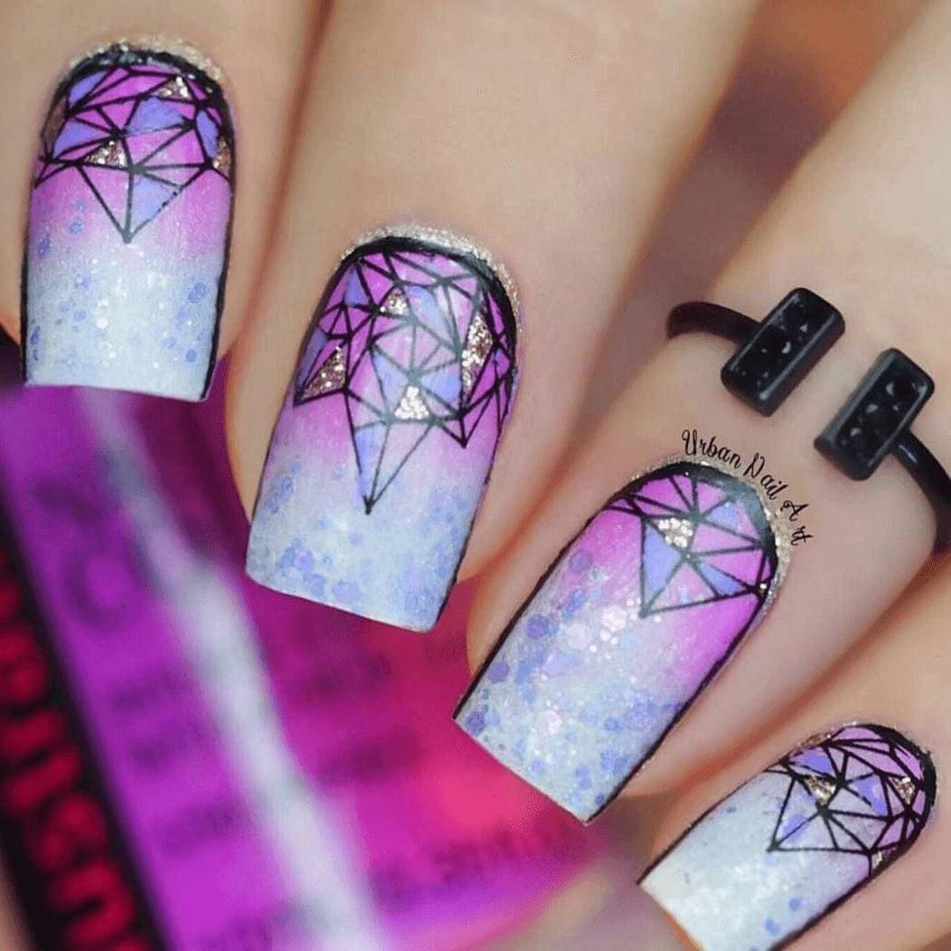 Personail Nail Wraps Diamonds