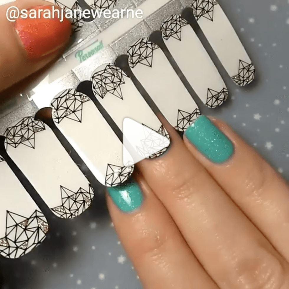 Personail Nail Wraps Diamonds
