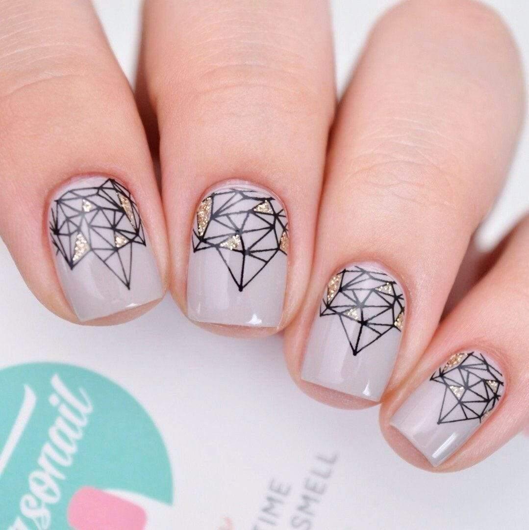 Personail Nail Wraps Diamonds