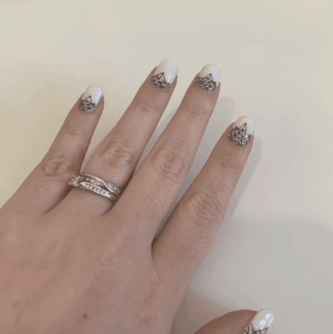 Personail Nail Wraps Diamonds