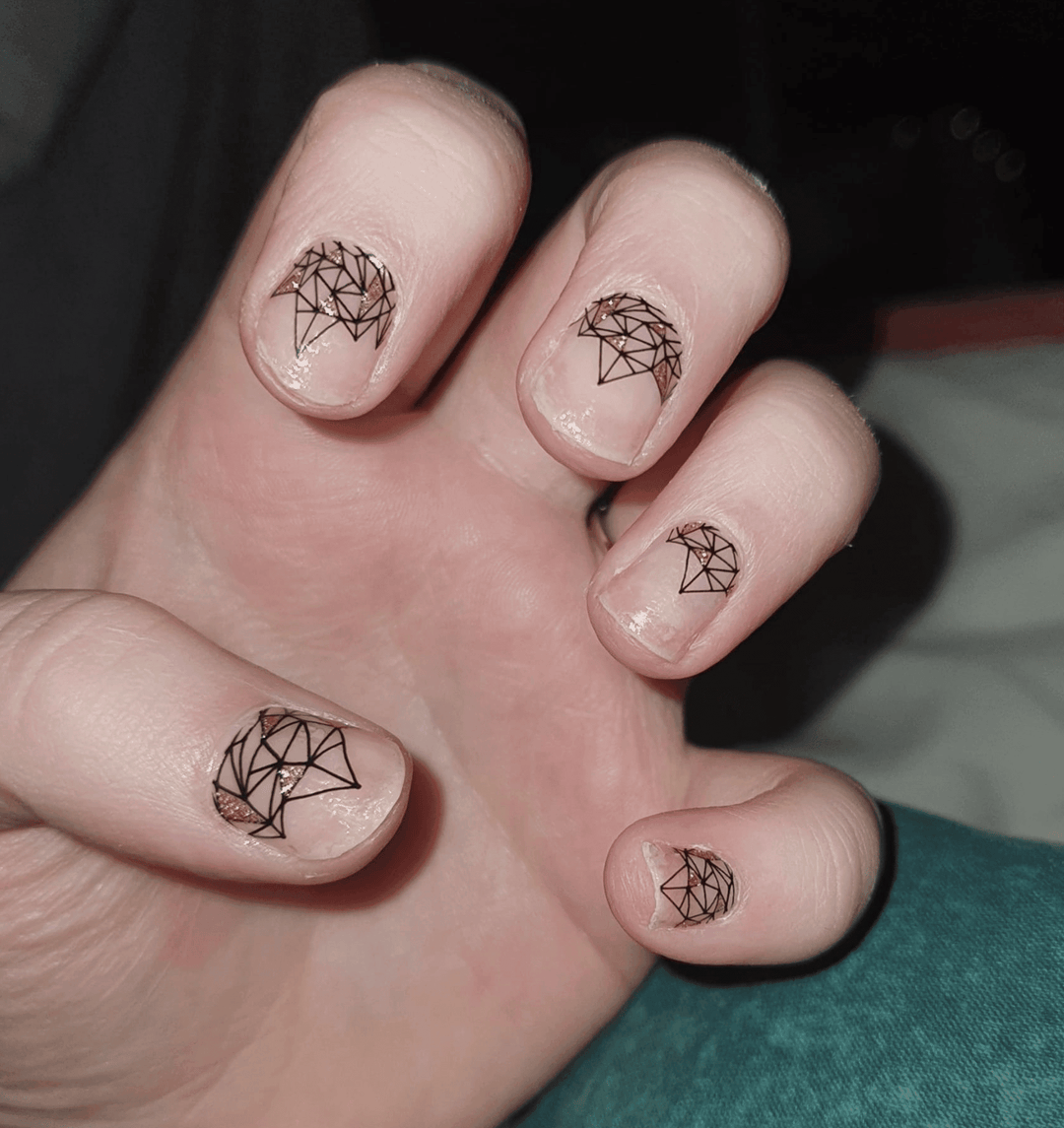 Personail Nail Wraps Diamonds