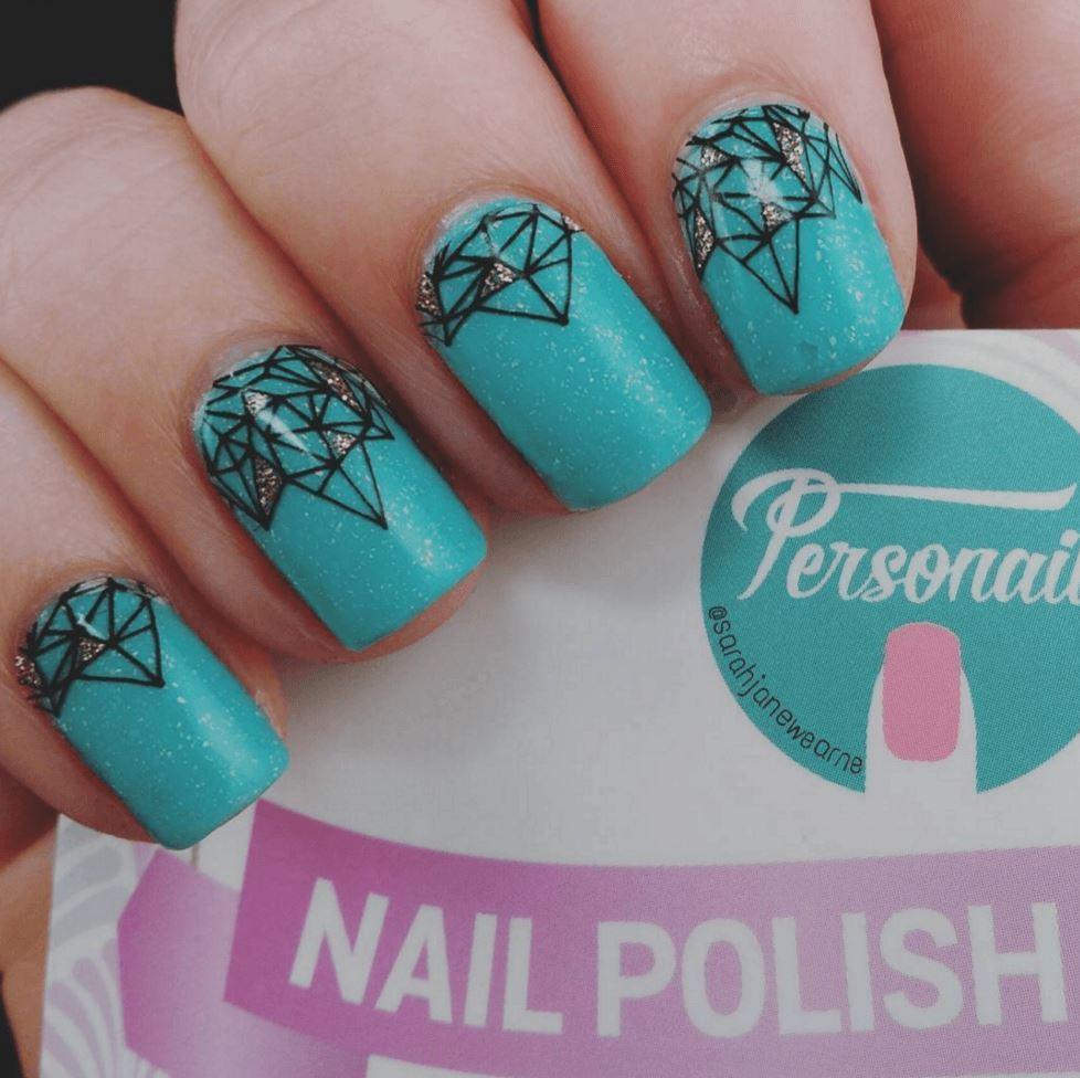 Personail Nail Wraps Diamonds