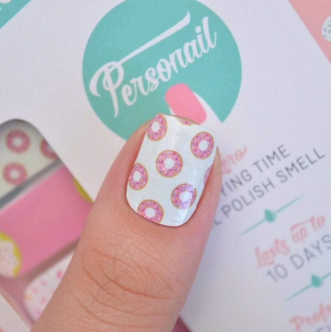 Personail Nail Wraps Donut