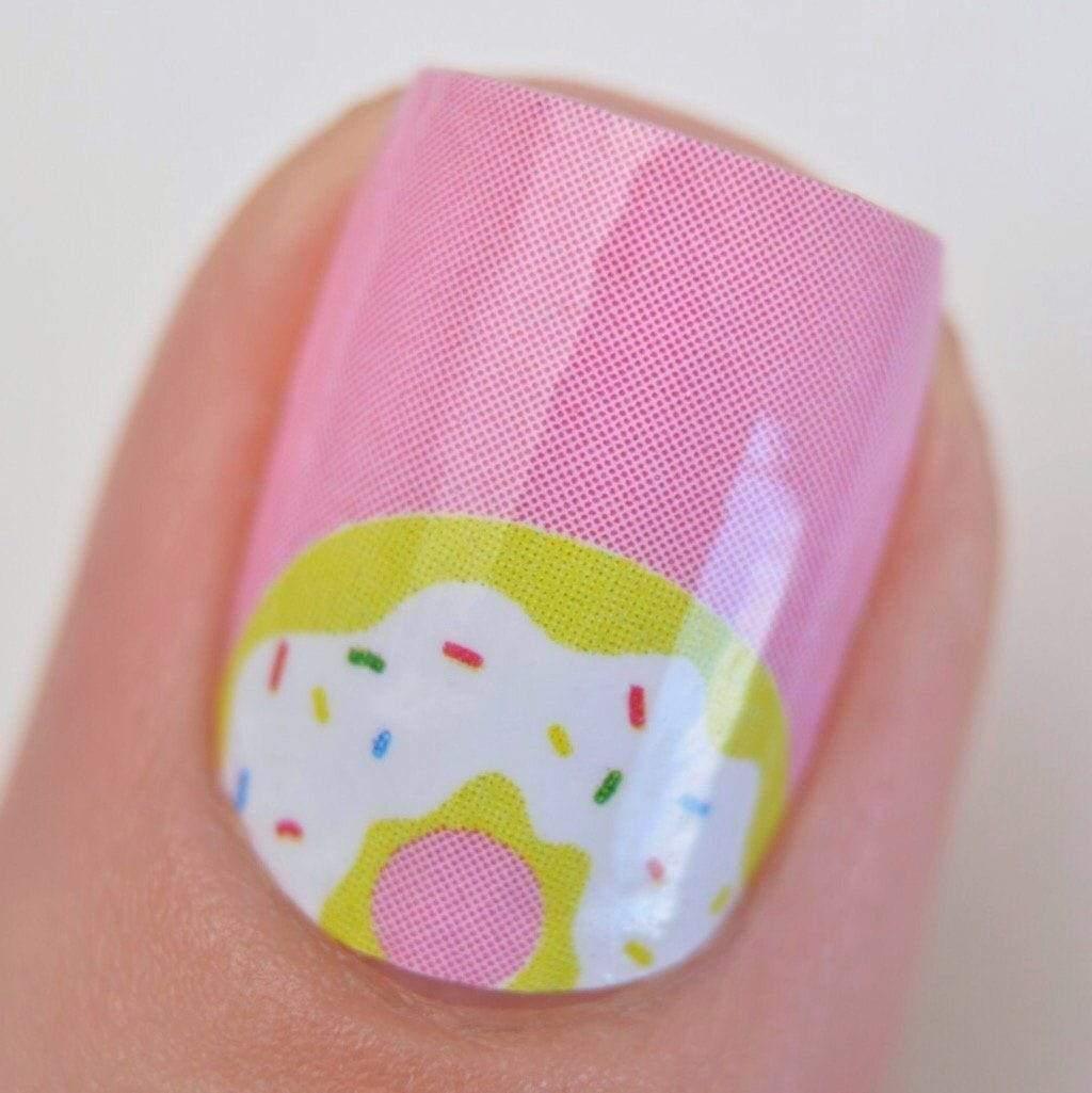 Personail Nail Wraps Donut
