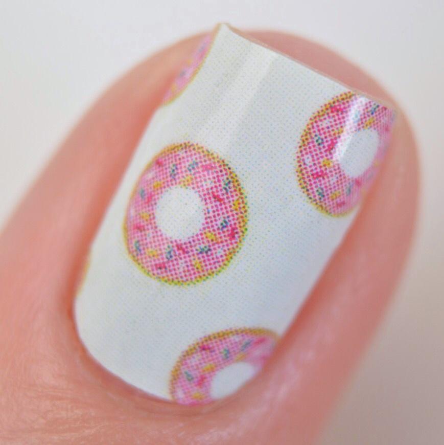 Personail Nail Wraps Donut
