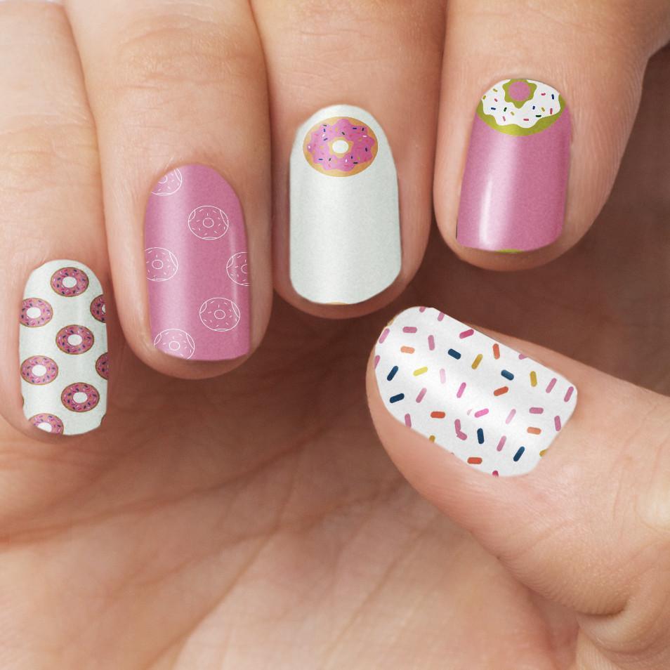 Personail Nail Wraps Donut