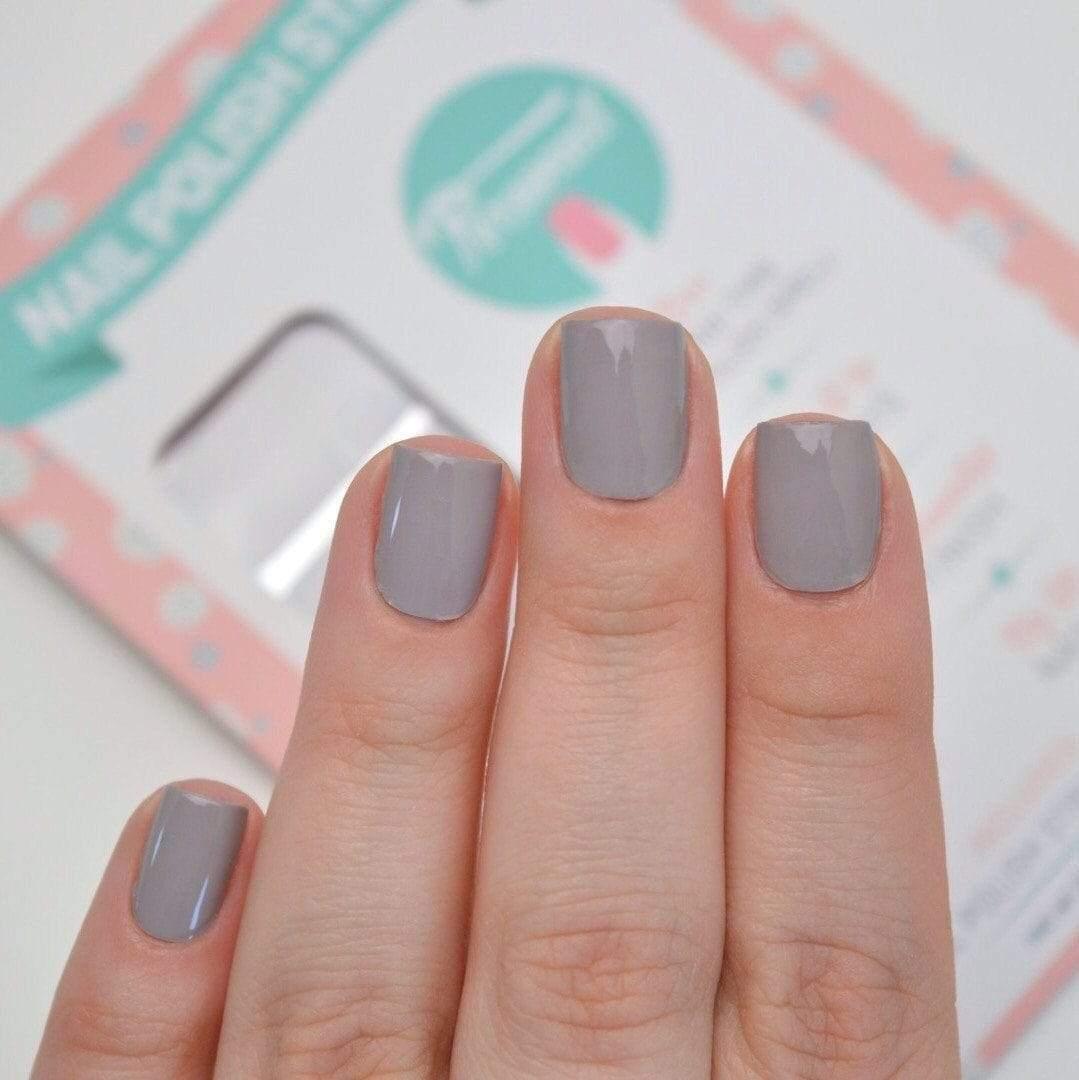 Personail Nail Wraps Dusty Grey