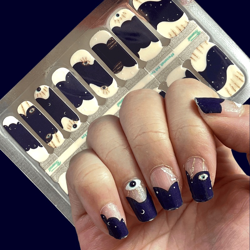 Personail Nail Wraps Evil Eye