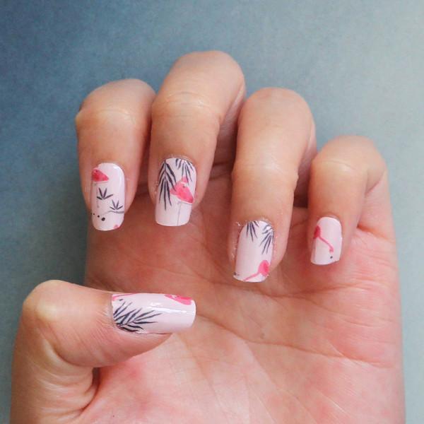 Personail Nail Wraps Flamingo