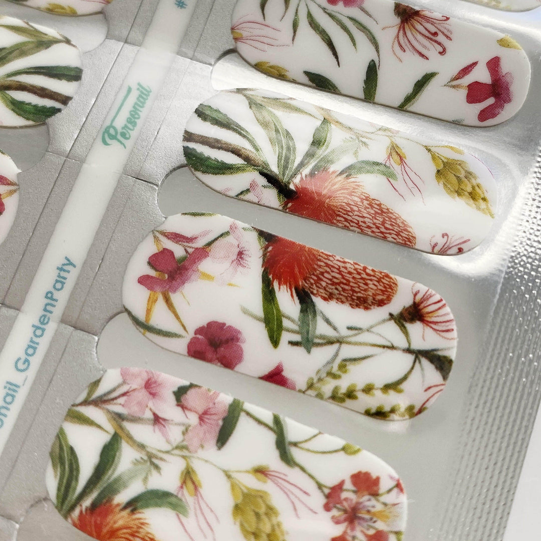 Personail Nail Wraps Garden Party
