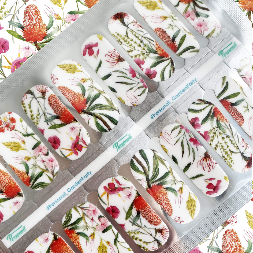 Personail Nail Wraps Garden Party