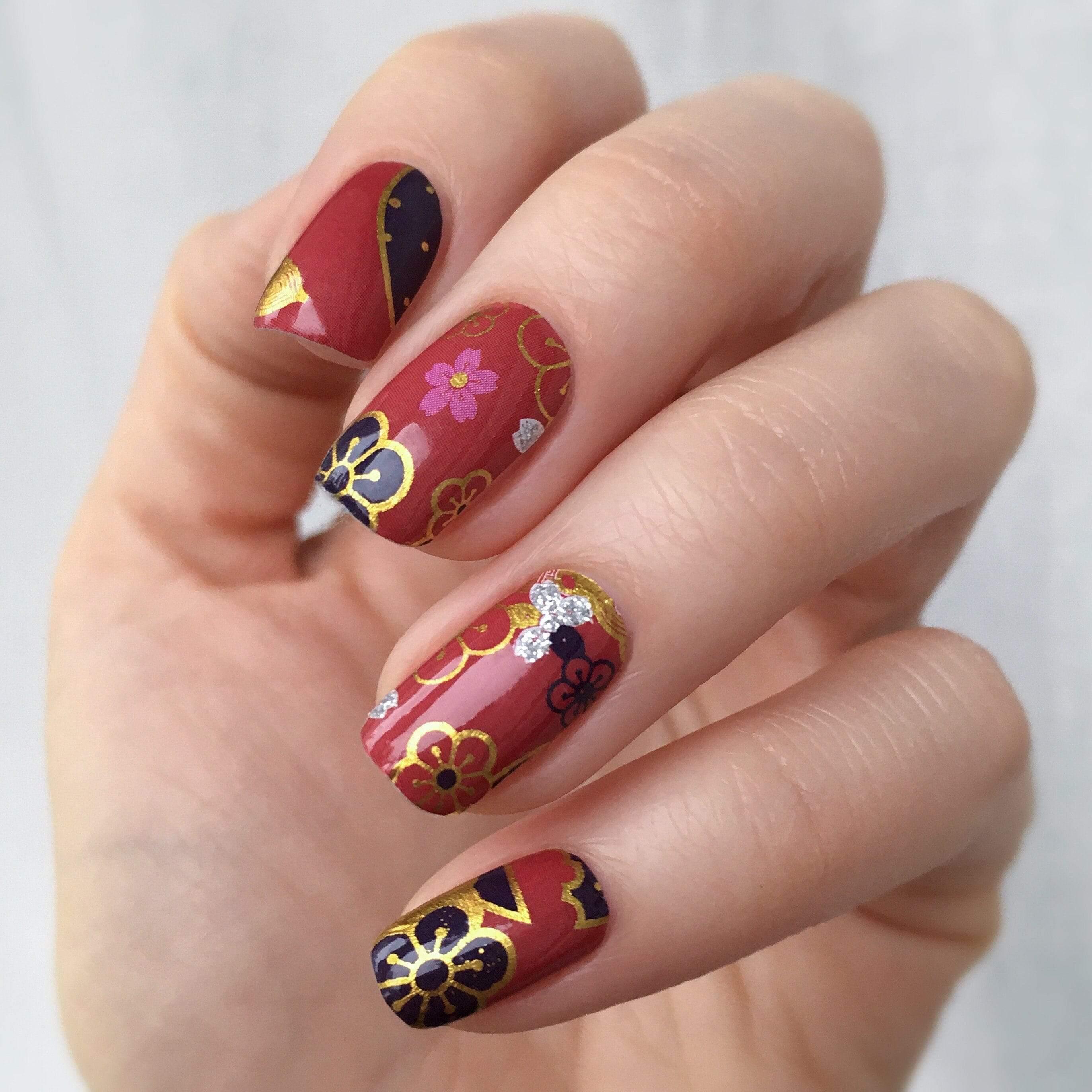 Personail Nail Wraps Geisha