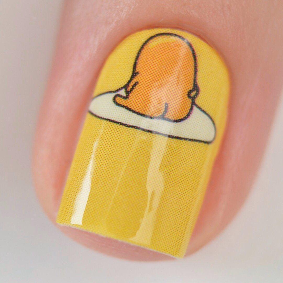 Personail Nail Wraps Gudetama