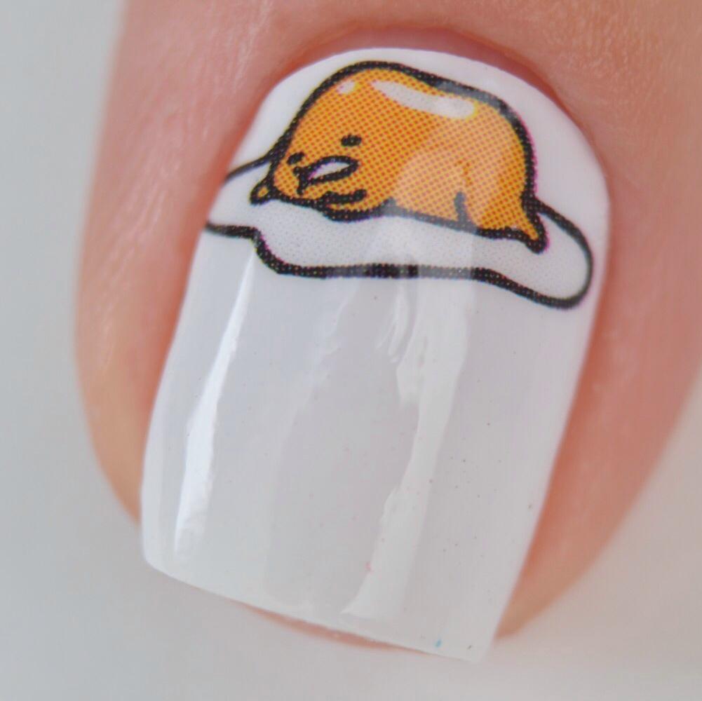 Personail Nail Wraps Gudetama