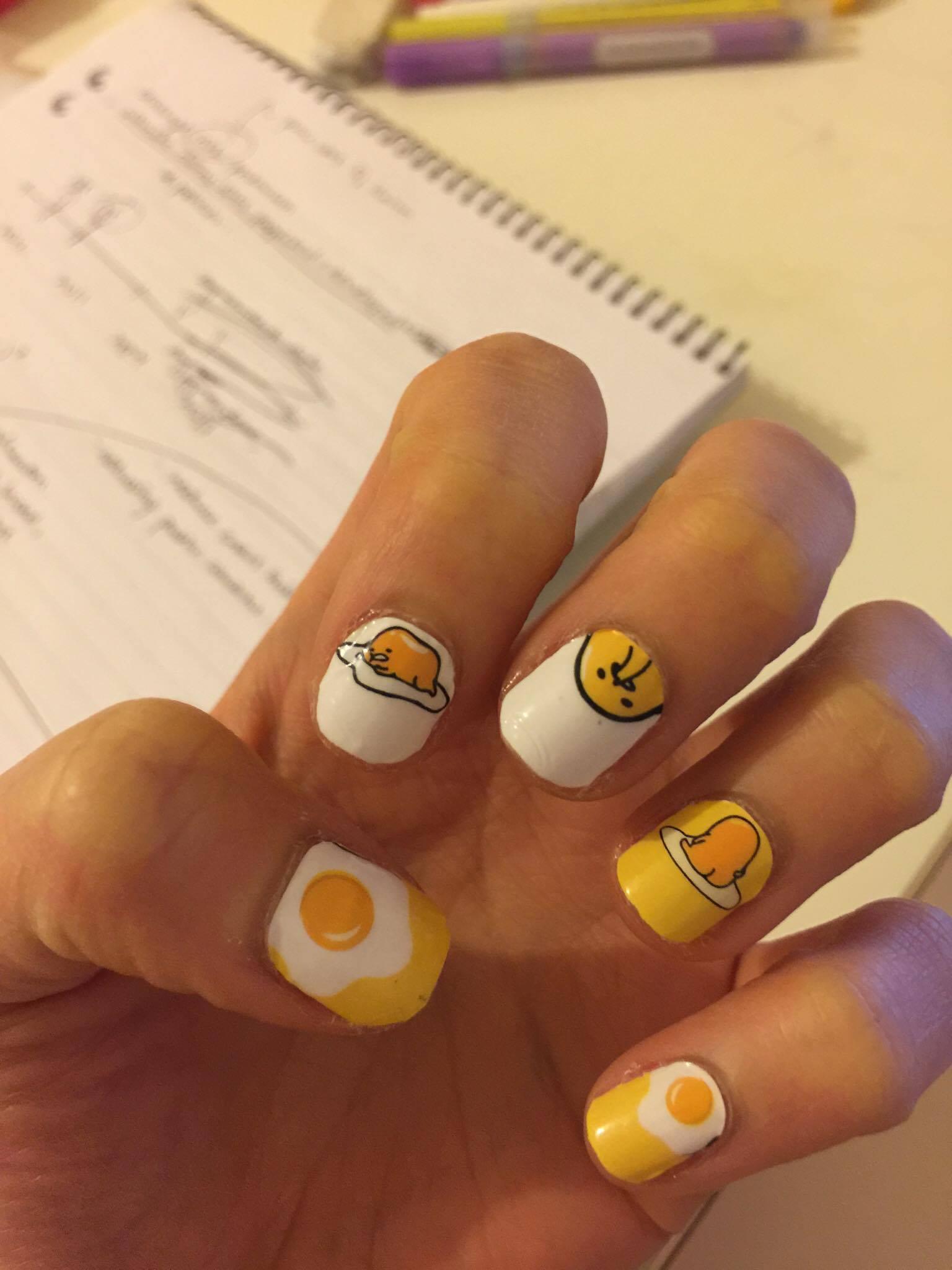 Personail Nail Wraps Gudetama