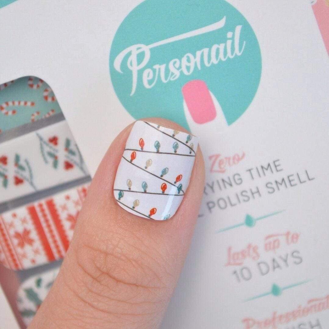 Personail Nail Wraps Ho Ho Holy Christmas Nails