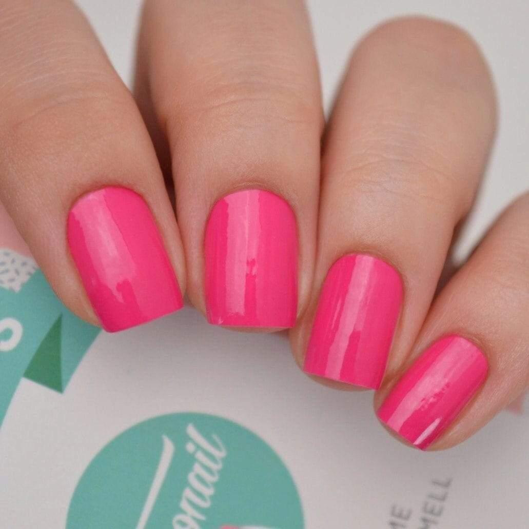 Personail Nail Wraps Hot Hot Pink