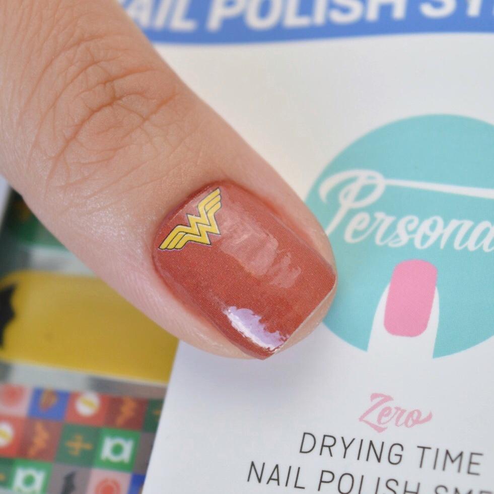 Personail Nail Wraps Justice League