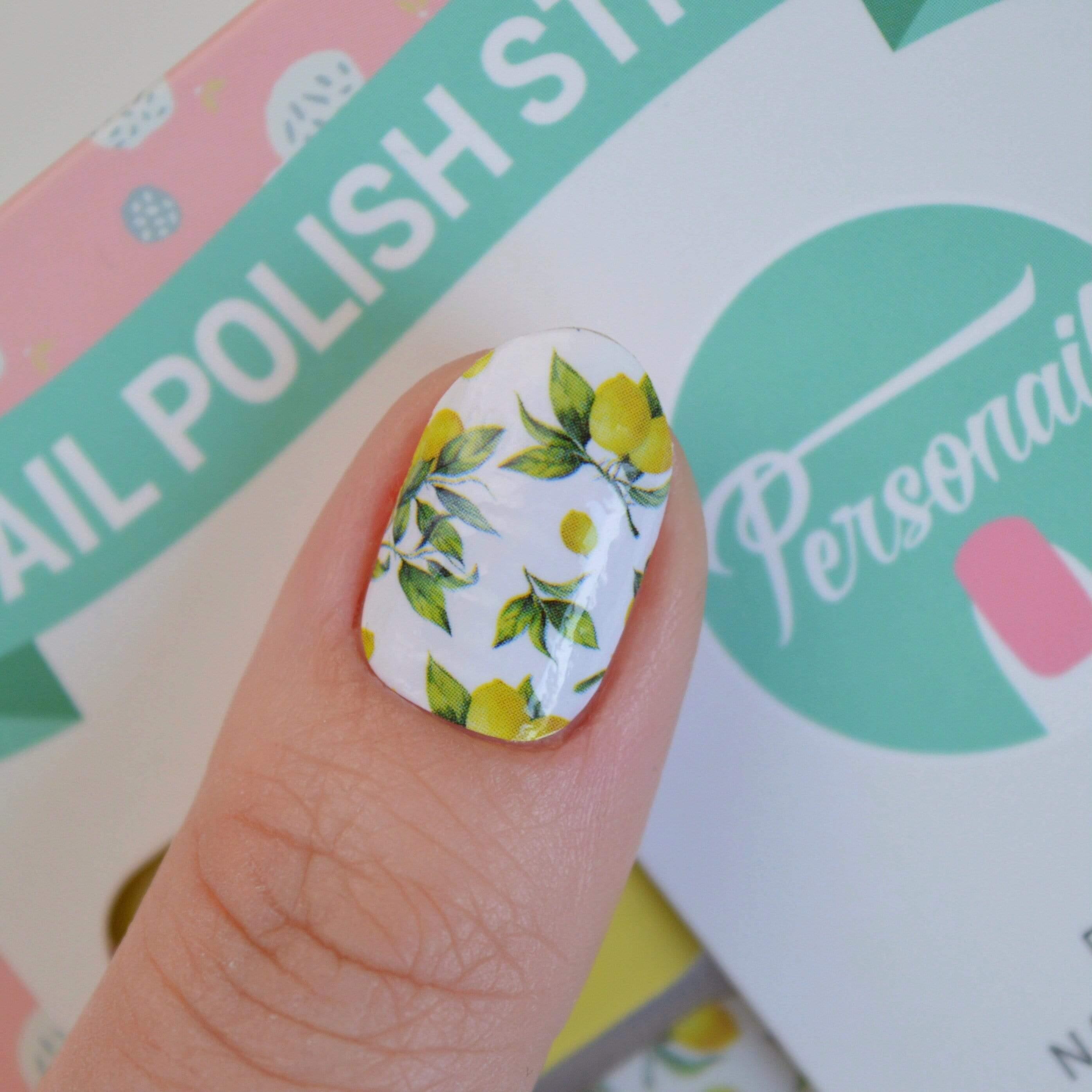 Personail Nail Wraps Limoncello