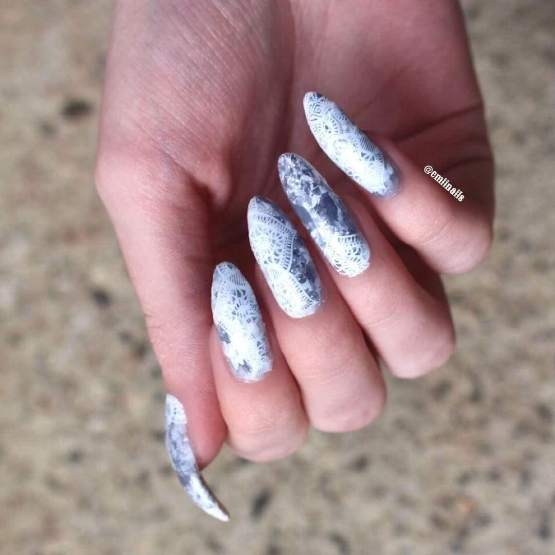 Personail Nail Wraps Mandala (Transparent)