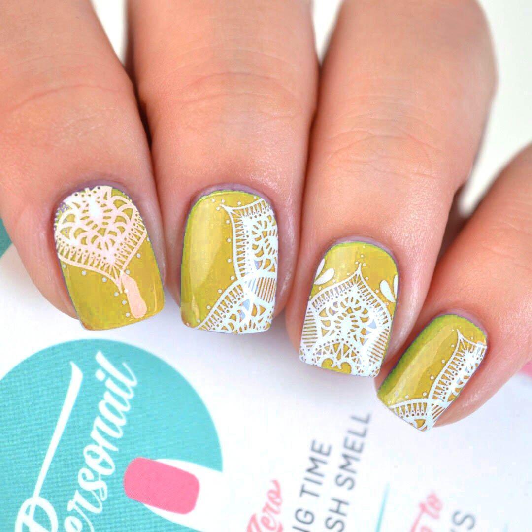 Personail Nail Wraps Mandala (Transparent)