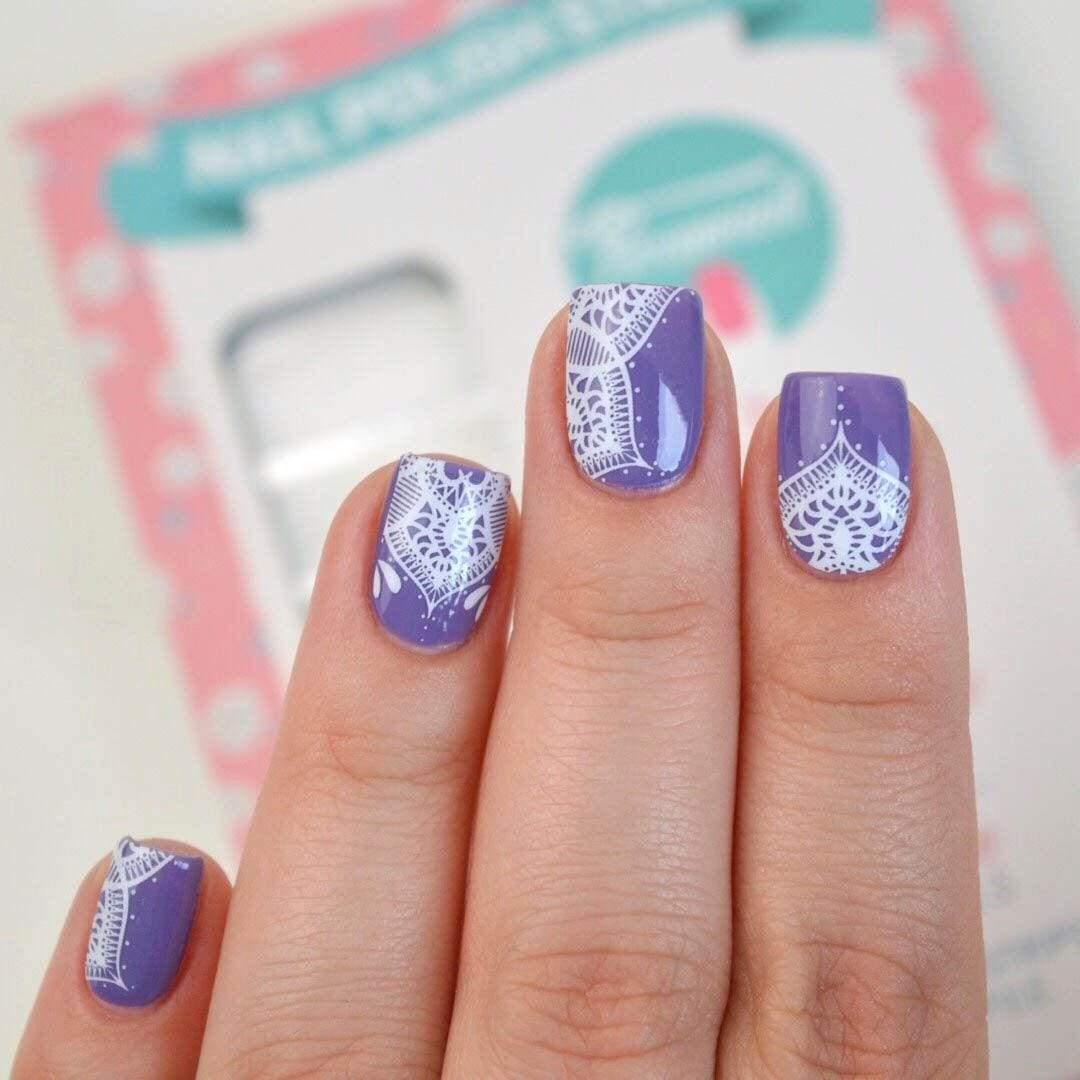 Personail Nail Wraps Mandala (Transparent)