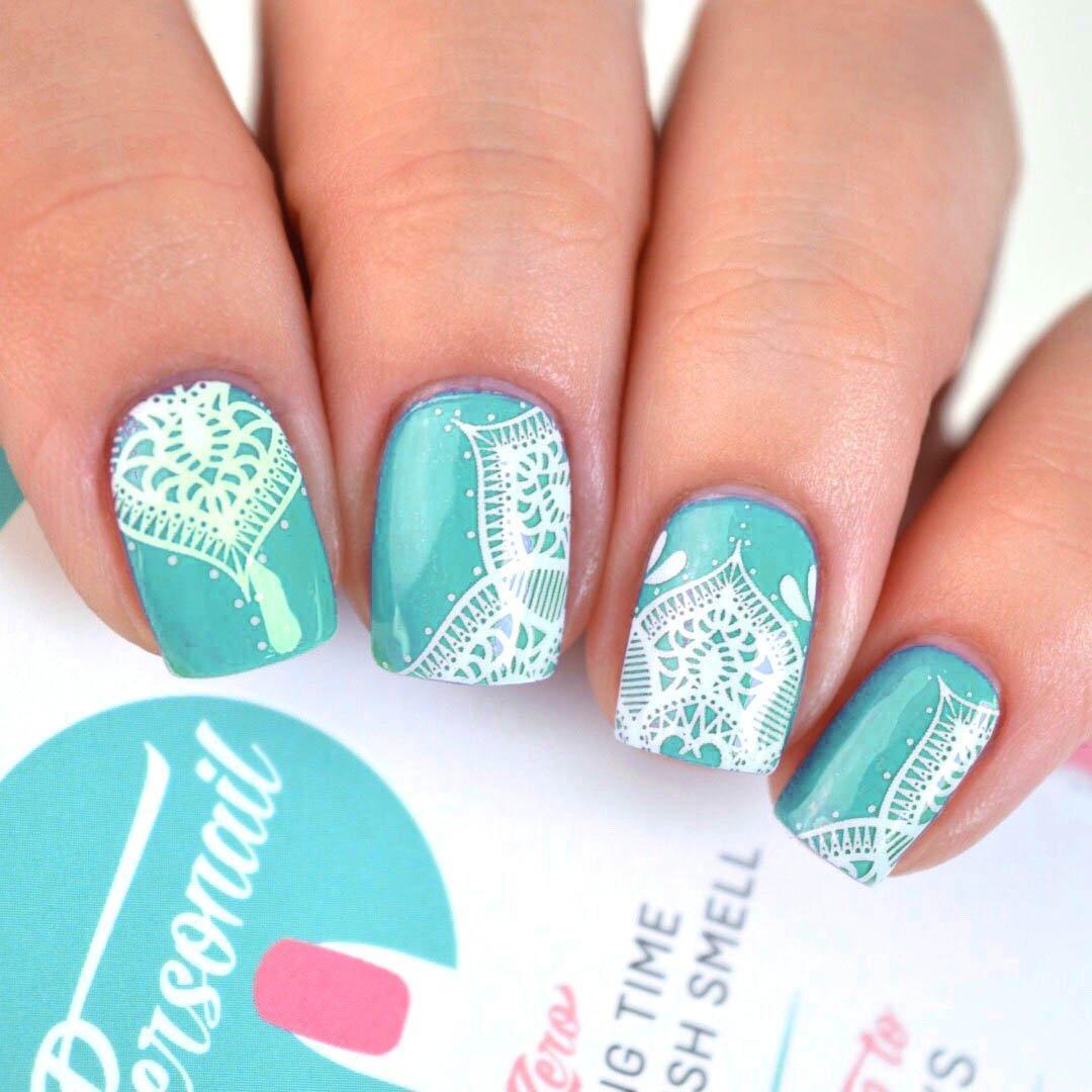 Personail Nail Wraps Mandala (Transparent)