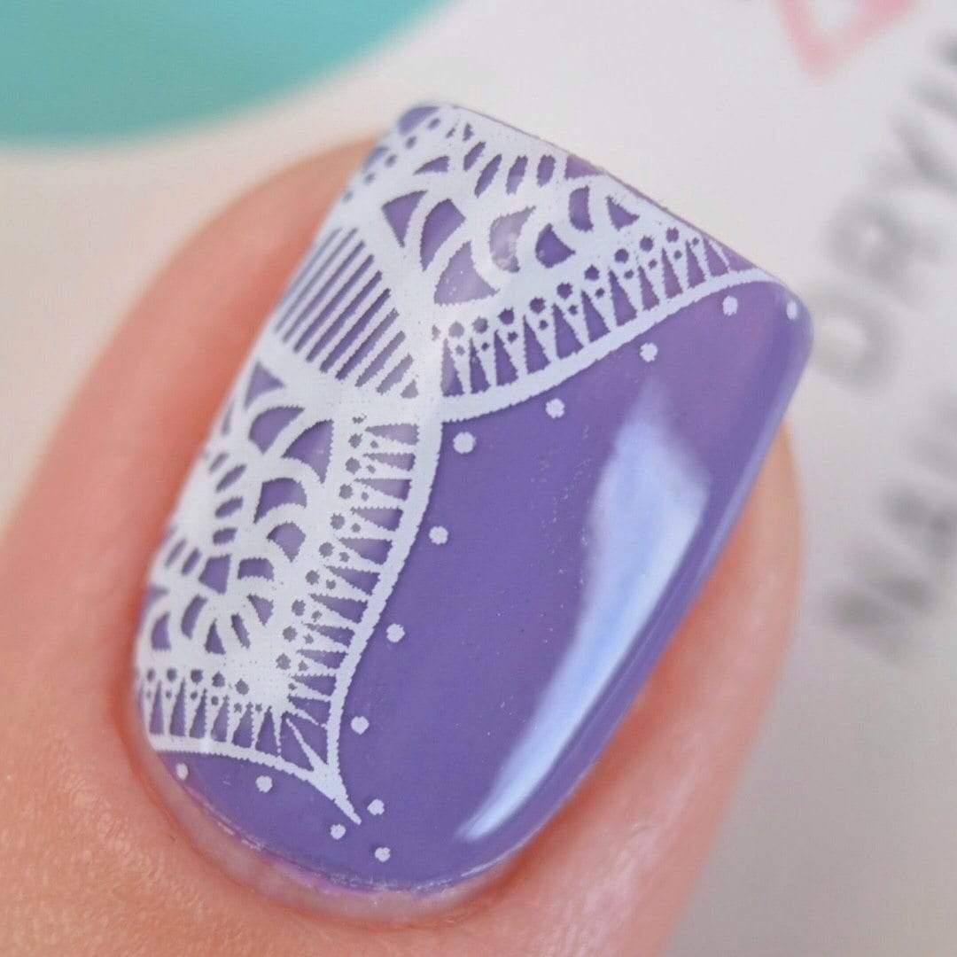 Personail Nail Wraps Mandala (Transparent)