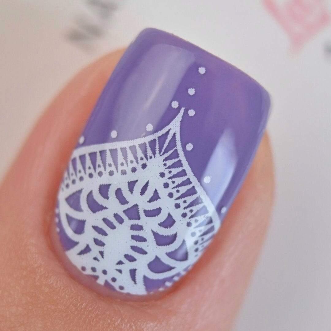Personail Nail Wraps Mandala (Transparent)