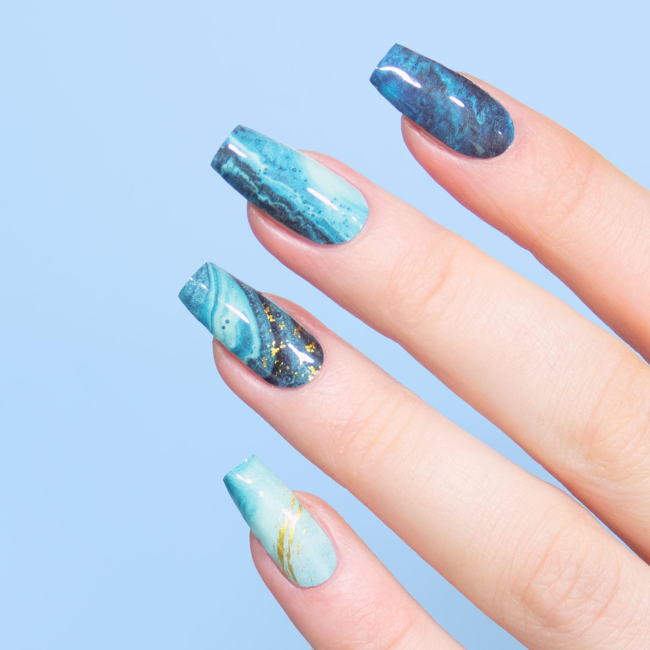 Personail Nail Wraps Mermaid Tears