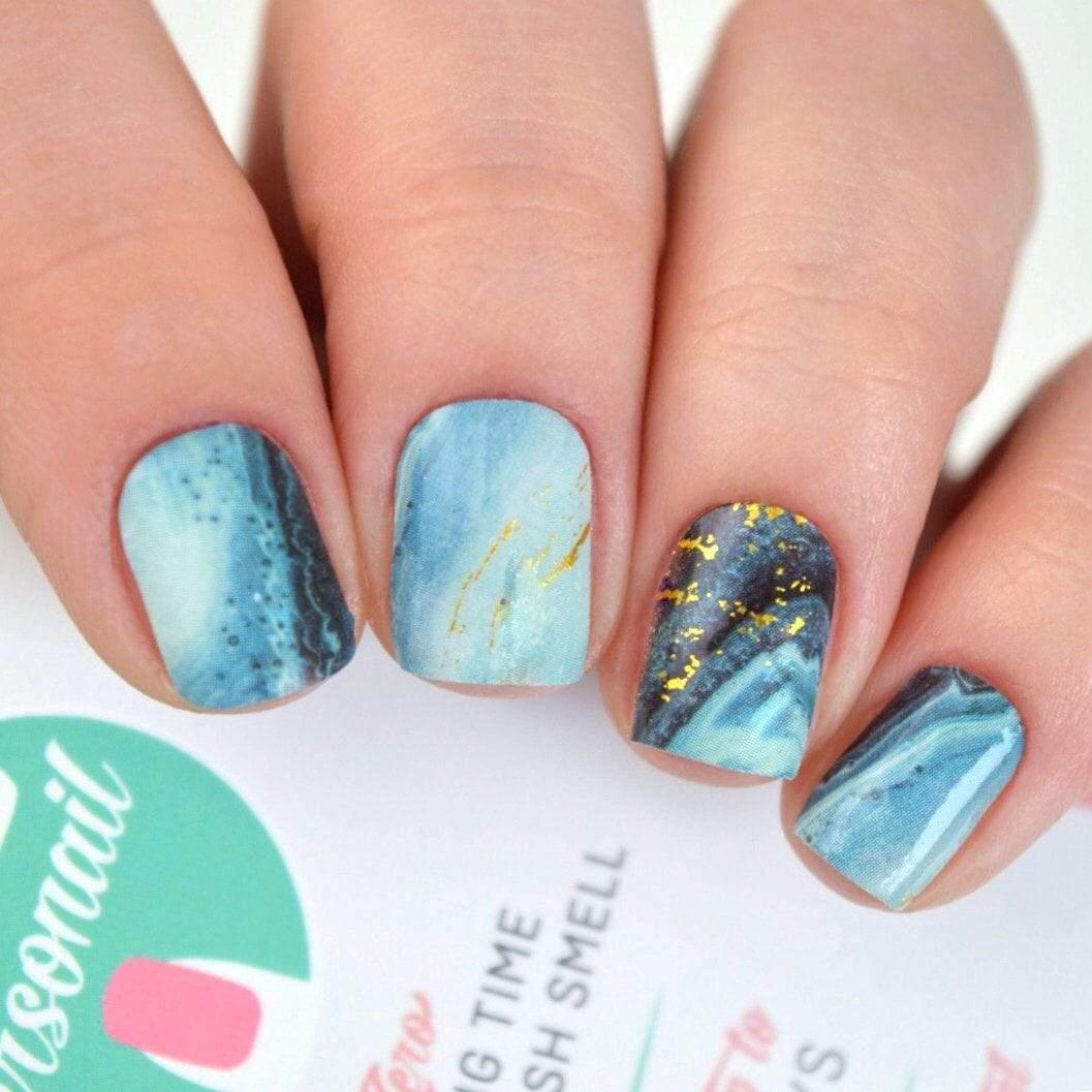 Personail Nail Wraps Mermaid Tears