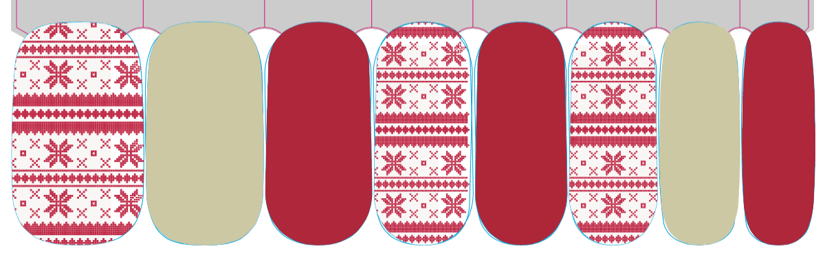 Personail Nail Wraps Merry