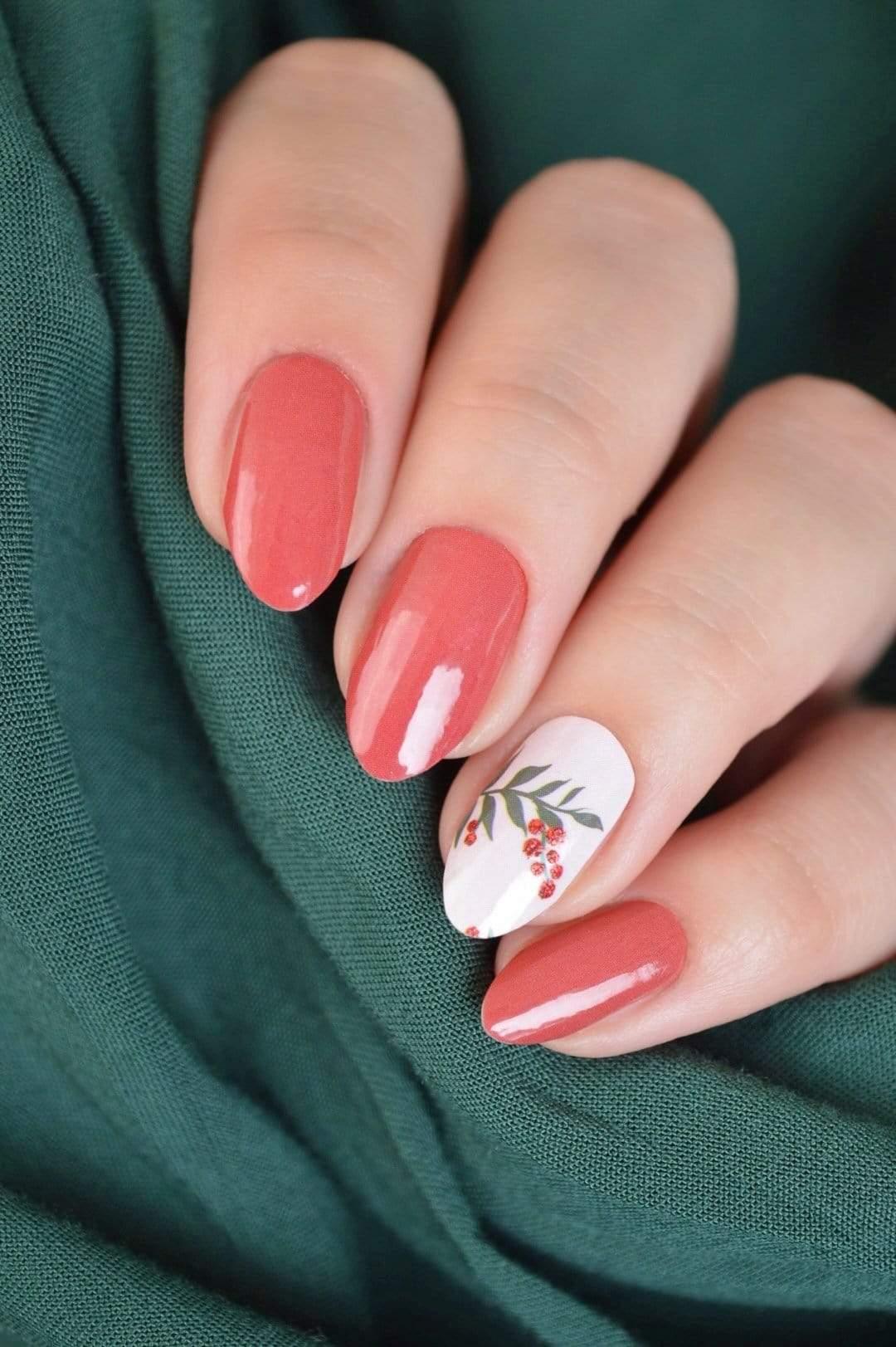 Personail Nail Wraps Mistletoe