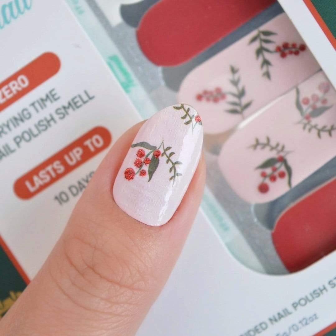 Personail Nail Wraps Mistletoe