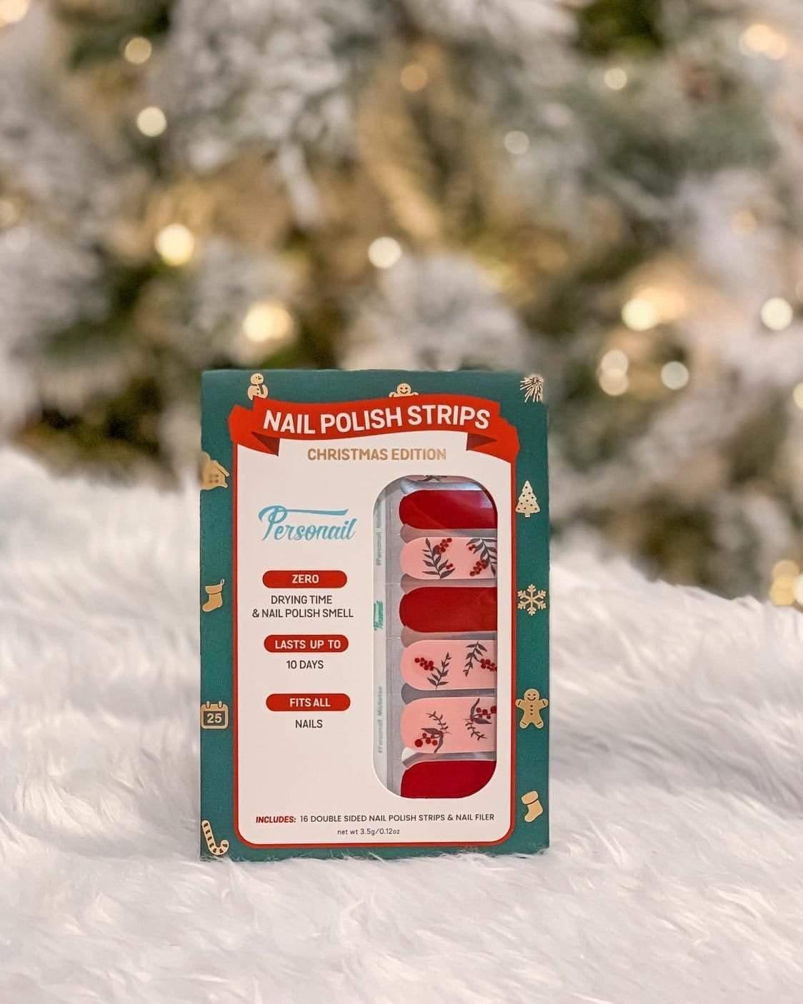 Personail Nail Wraps Mistletoe