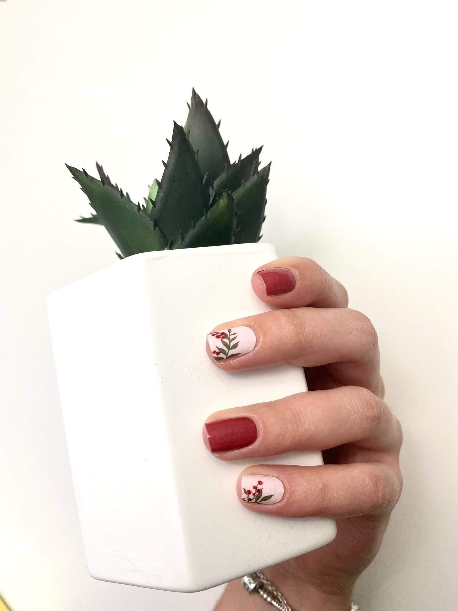 Personail Nail Wraps Mistletoe