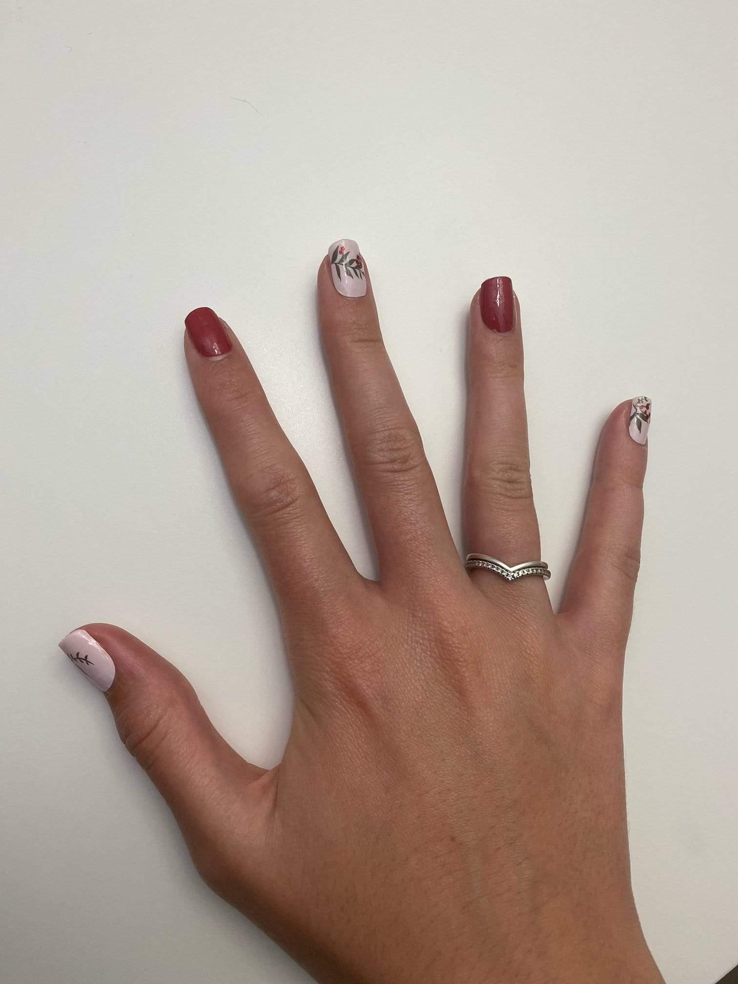Personail Nail Wraps Mistletoe