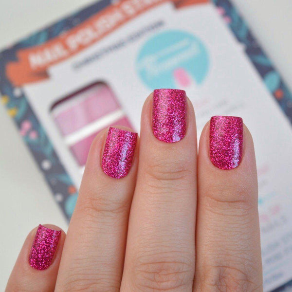 Personail Nail Wraps Mrs Clause