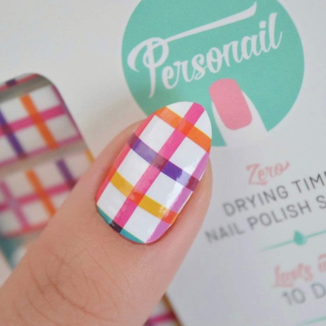 Personail Nail Wraps My Plaid (Limited Edition Collab)