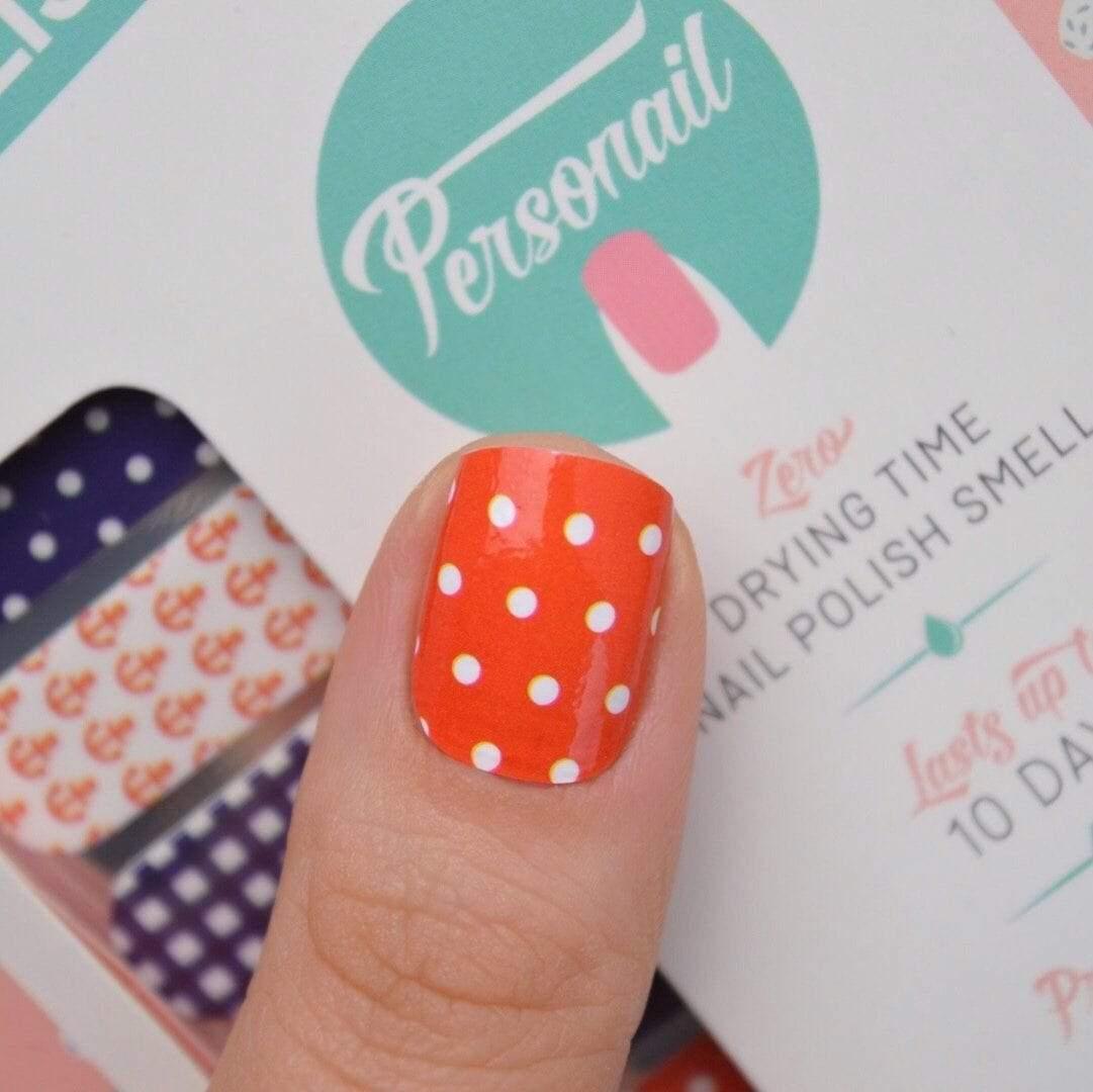 Personail Nail Wraps Nautical