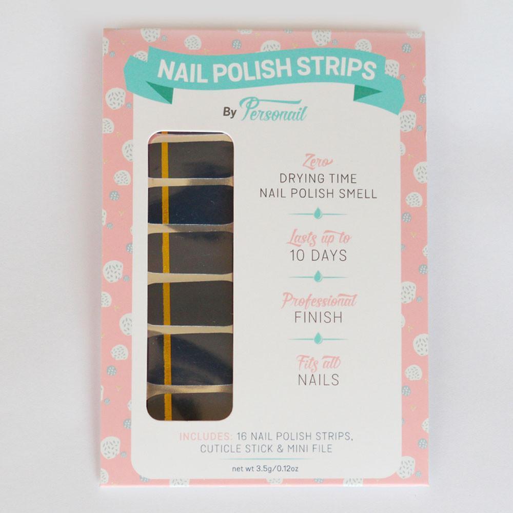 Personail Nail Wraps Navy Nail Polish Wraps
