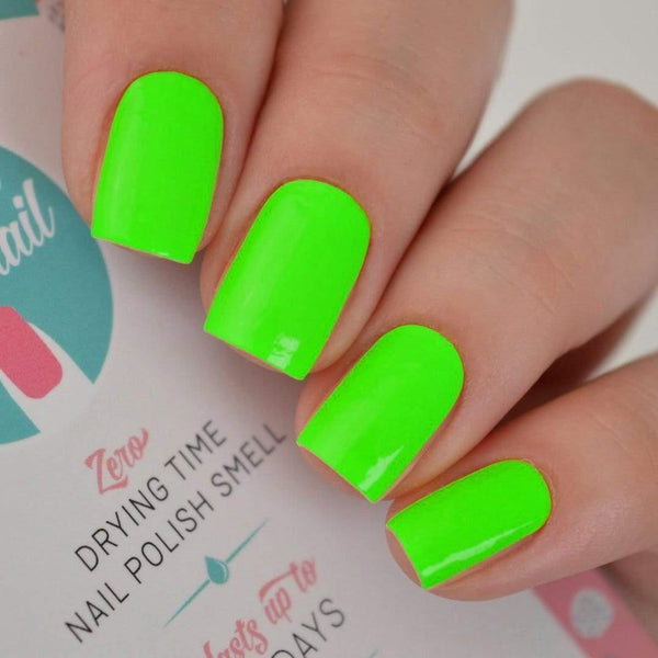 Personail Nail Wraps Neon Green