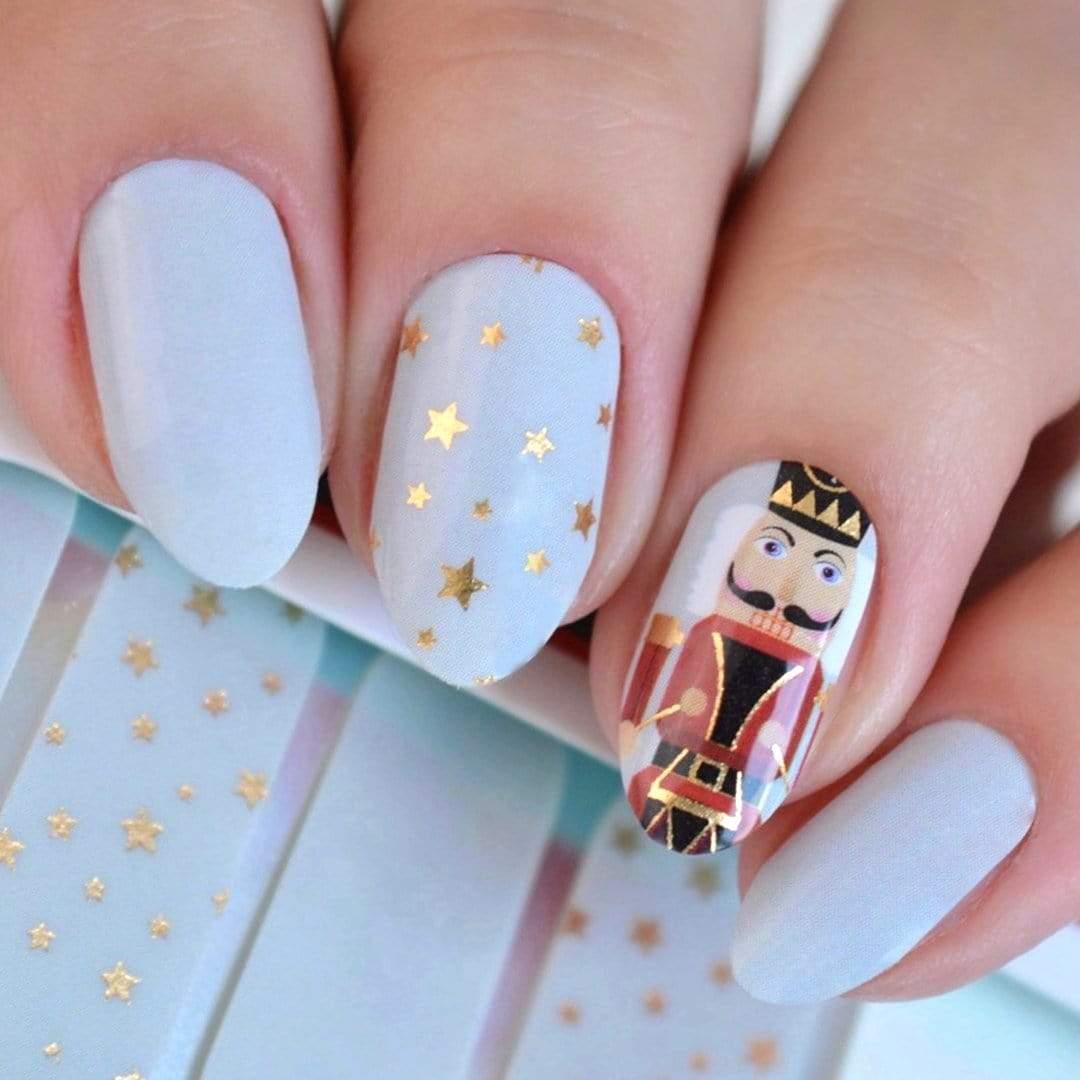 Personail Nail Wraps Nut Cracker